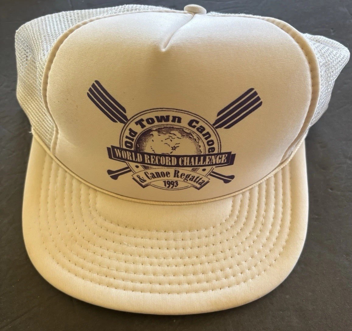 1993 Old Town Canoe SnapBack World Record Challenge Baseball Hat One Size