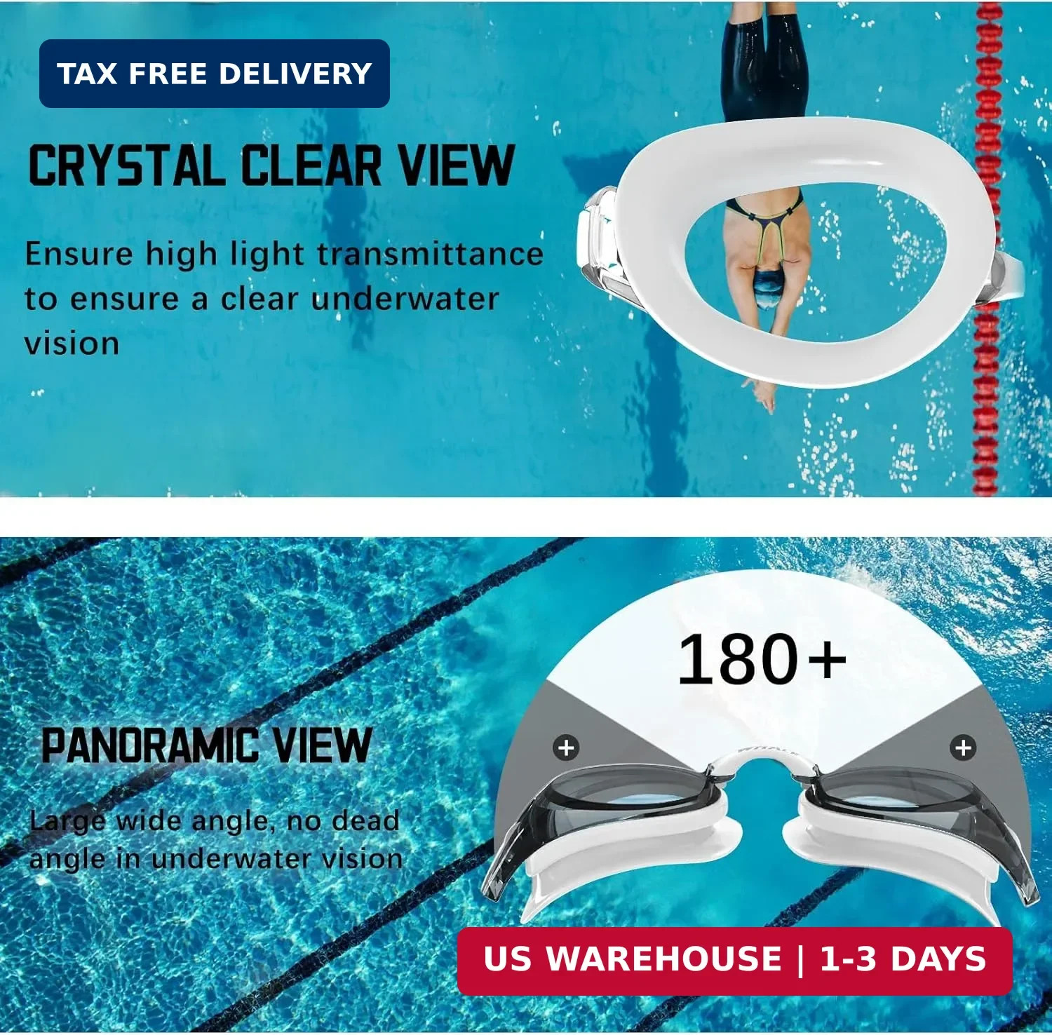Whale swim goggles HD Anti-fog Swimming Goggles Adults/Youths Both Suitable