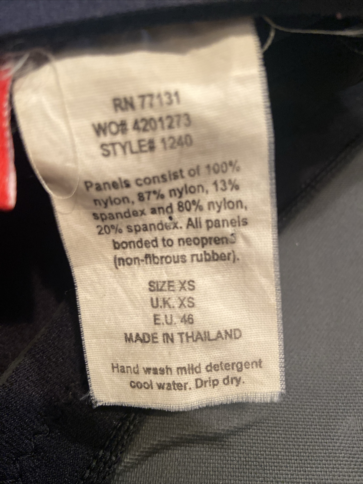 Women’s O’NEILL Shorty Wetsuit Size XS X-Small Zipper Clean Diving Style 1240
