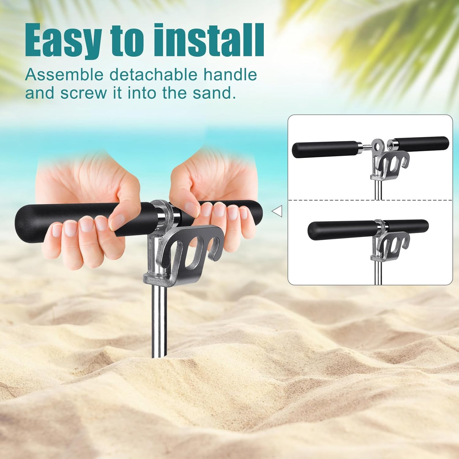 17″ Sand Bar Anchors for Boats 304 Stainless Steel Screw in Boat Anchor |