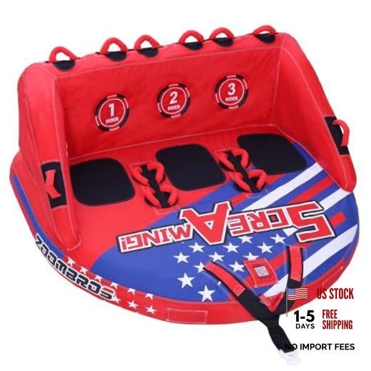 Towable Tubes for Boating 2-3 Extra Large 1-3 Persons / 2years warranty