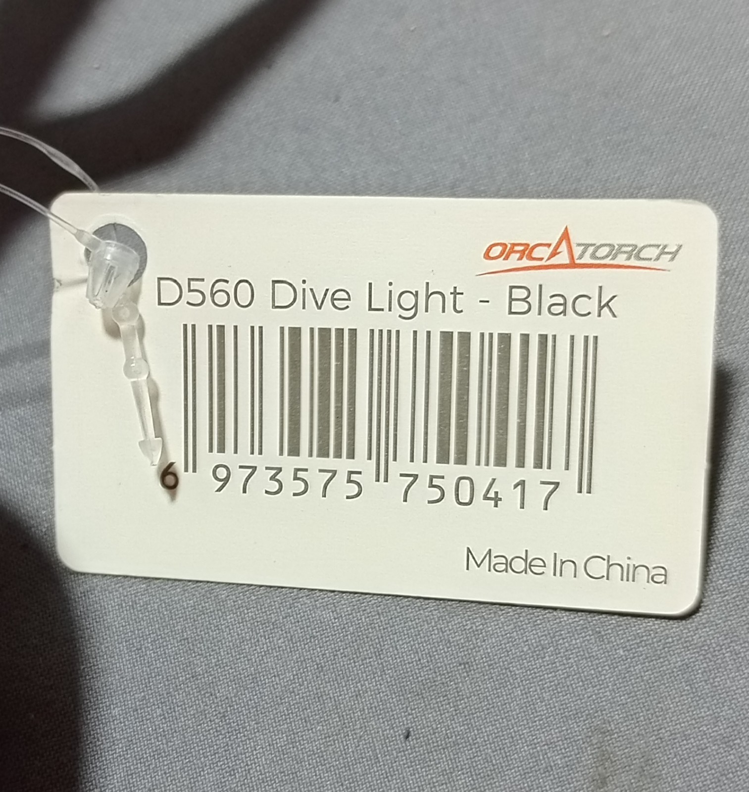 OrcAtorch D560 Dive Light Black