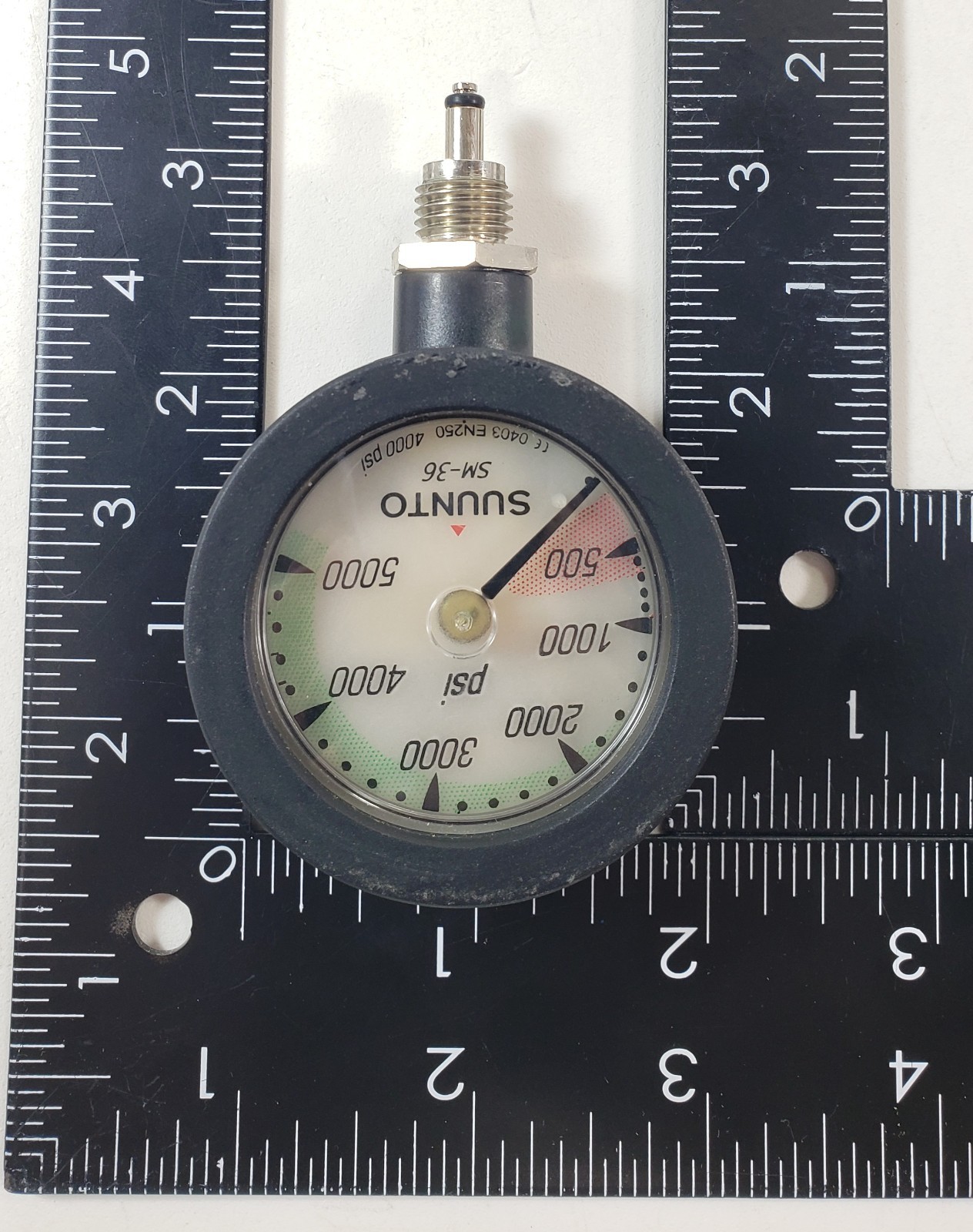 Suunto SM-36 2in 5000 PSI SPG Submersible Pressure Gauge Scuba Dive 2″ Compact