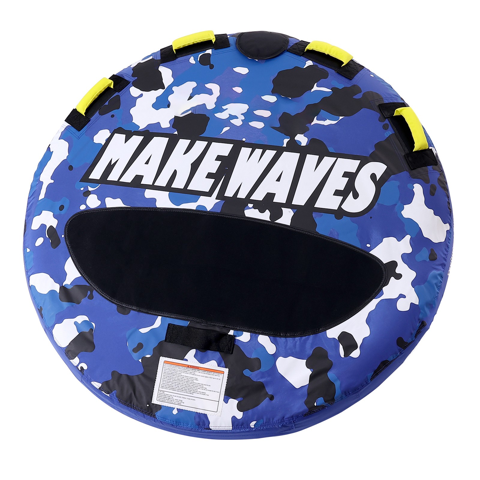 Inflatable Towable Tube for Boating 1-2 Rider 51.8 inch Round Water Sport