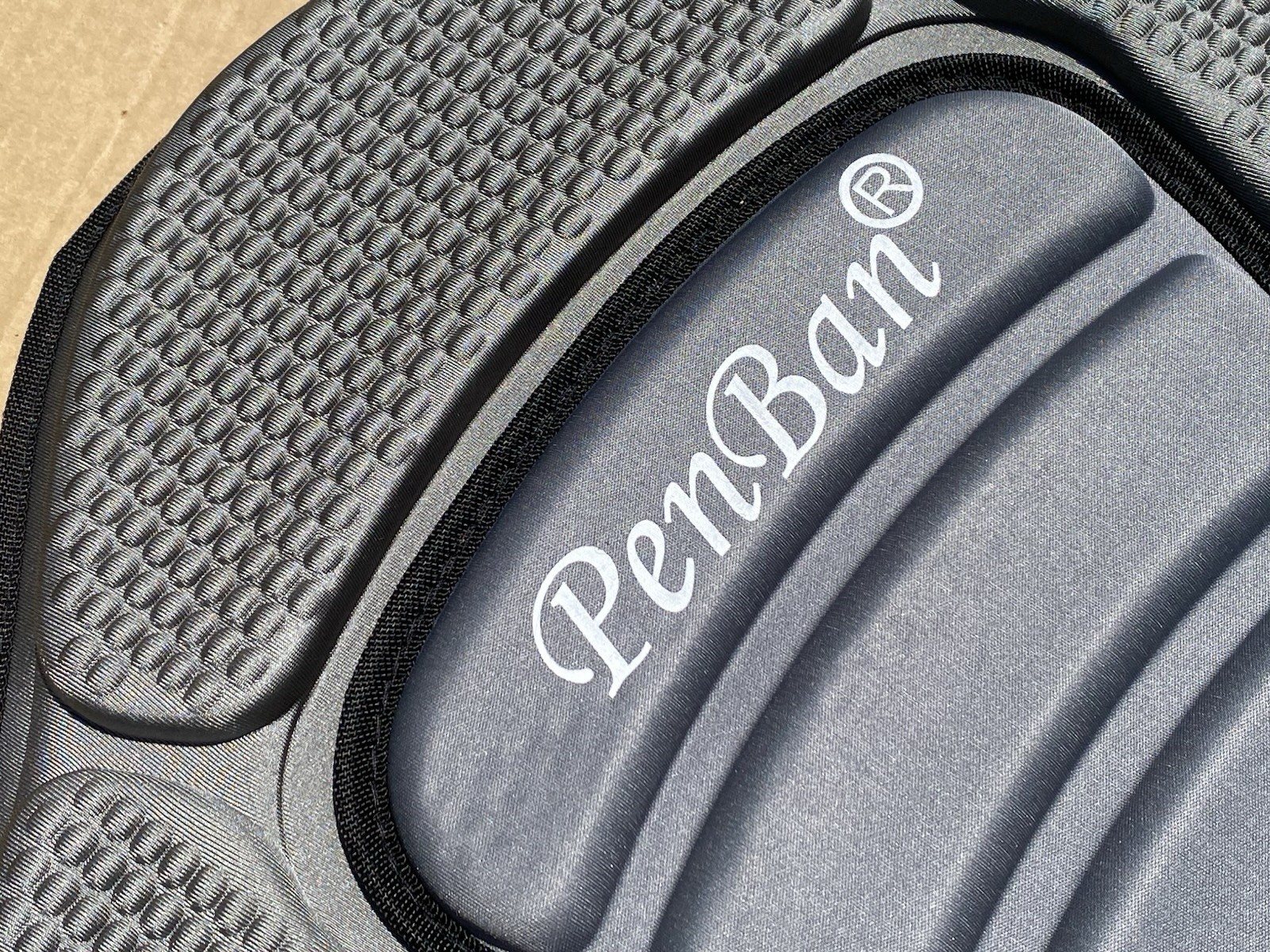 Universal Deluxe Kayak Seat Cushion with Storage Standard 1 Pack Black/Gray