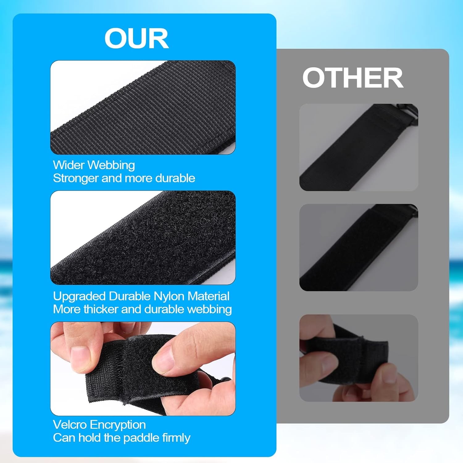 6 Pcs Kayak Paddle Clip Holders, Jevrench Board Accessories for Inflatable Boat