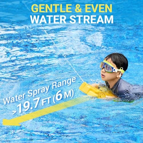 2026 Upgrade Electric Swimming Kickboard for Kids, Swim Sunshine Yellow