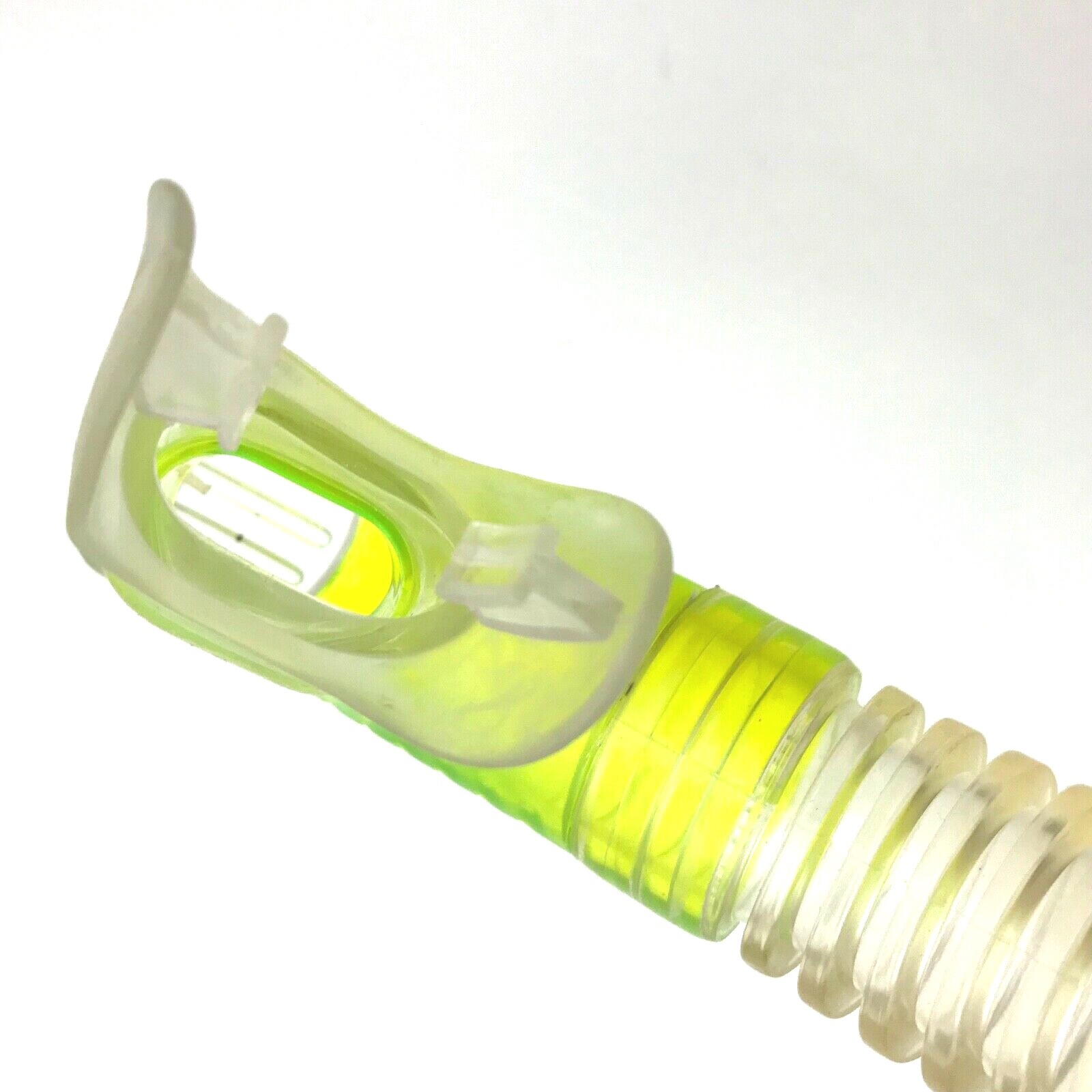 SPEEDO Adult Snorkel Green and Orange Rubber Plastic