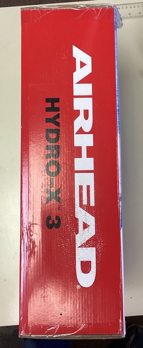 AIRHEAD HYDRO-X 3 Inflatable 1-3 Rider Boat Towable Water Tube 70-in