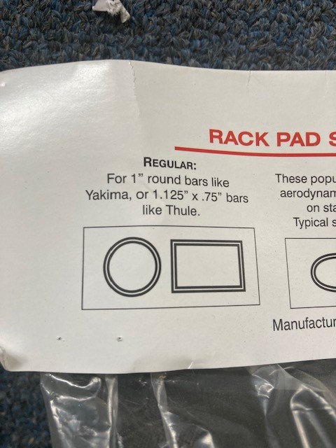 Car Roof Rack Pads for Surfboard Kayak SUP Snowboard 24″ round or square bars