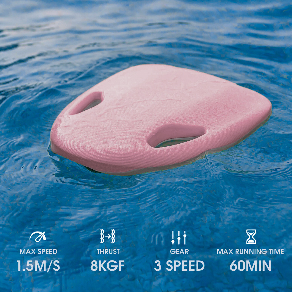 Asiwo Swimming Kickboard Electirc, Swim Training Kickboard 3 Speed Water Sports