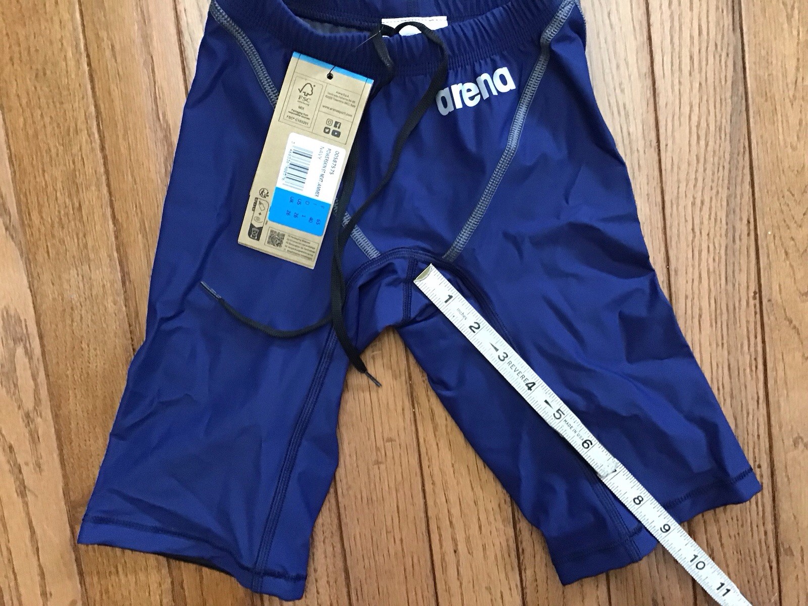 *NWT* ARENA Powerskin SZ 26 ST Next Men’s Racing Jammer Swimsuit Navy (T3-13)