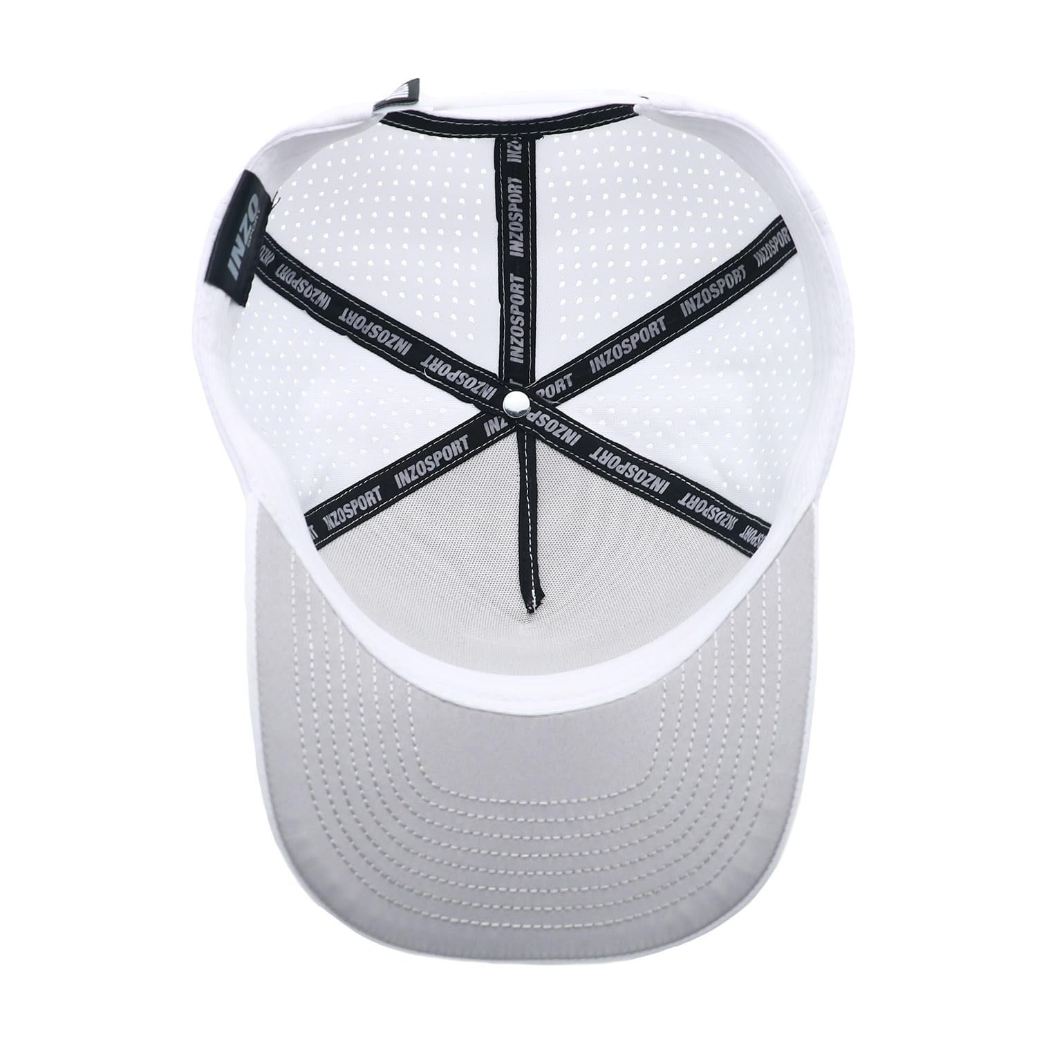 INZO Sport Baseball Cap for Gym, Running, & Sports | Water Repellent Snapback…