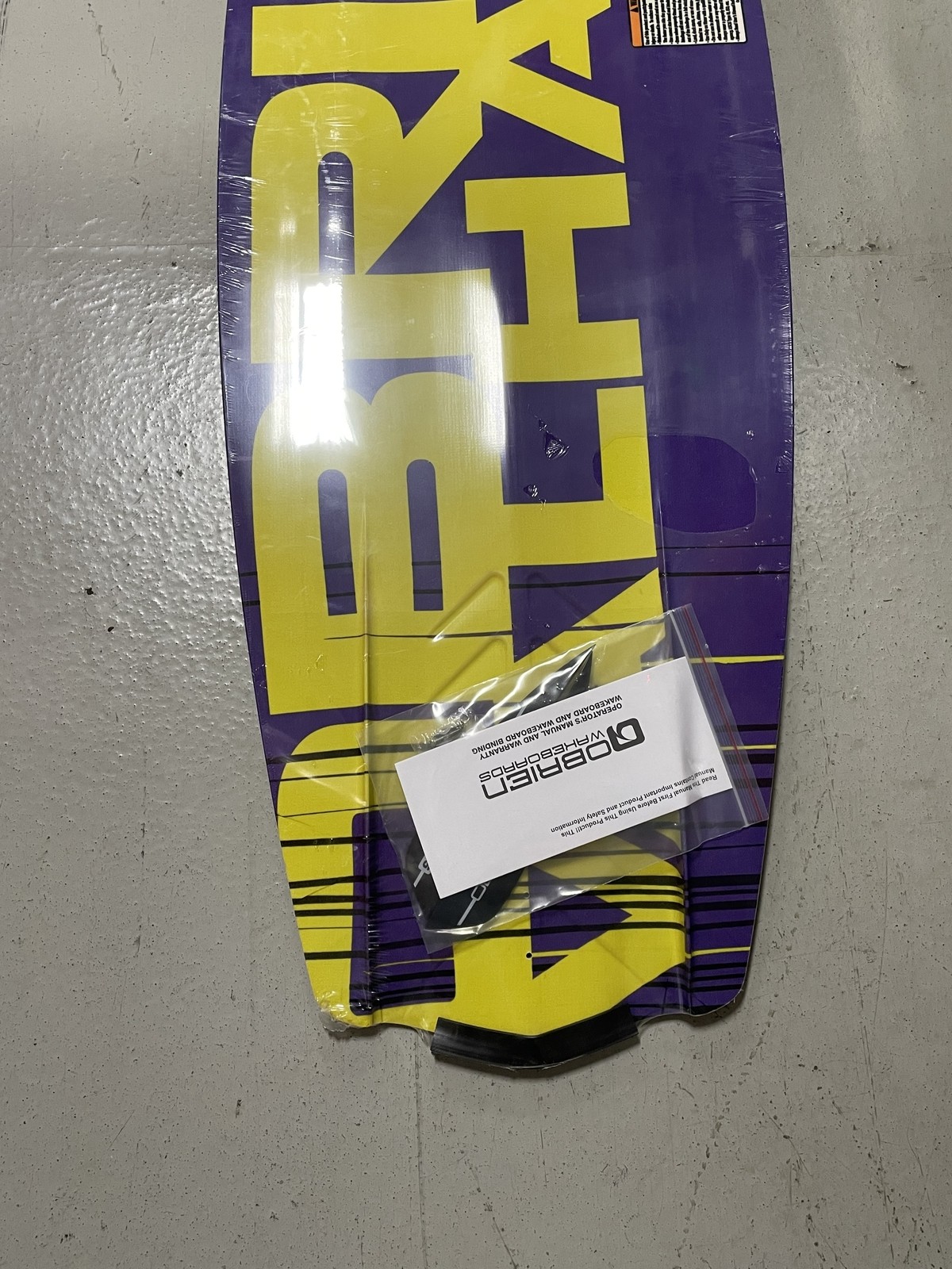 O’BRIEN VALHALLA 133CM PROGRESSIVE ROCKER WAKEBOARD YELLOW / BLACK / PURPLE