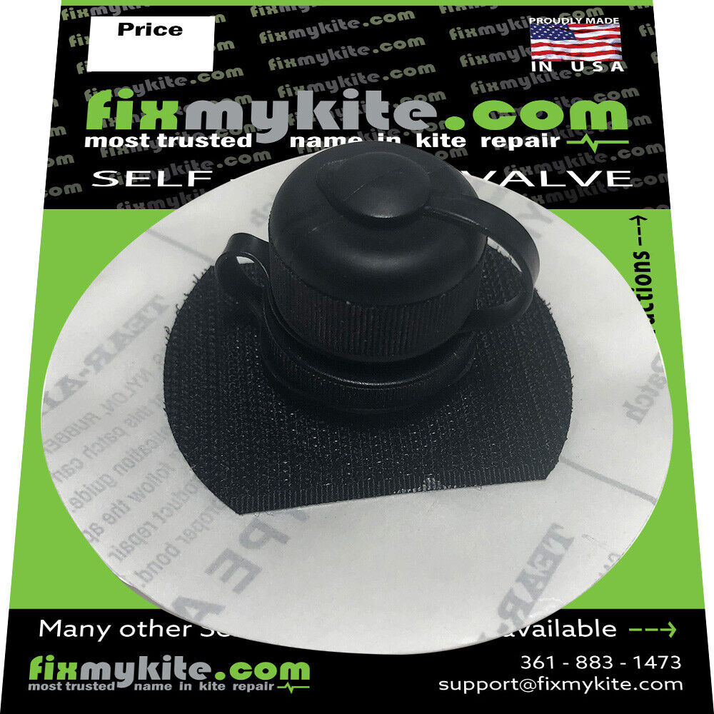 Cabrinha Replacement Airlock 2 Mega Valve 2014-2022 w/hook & Loop FixMyKite New