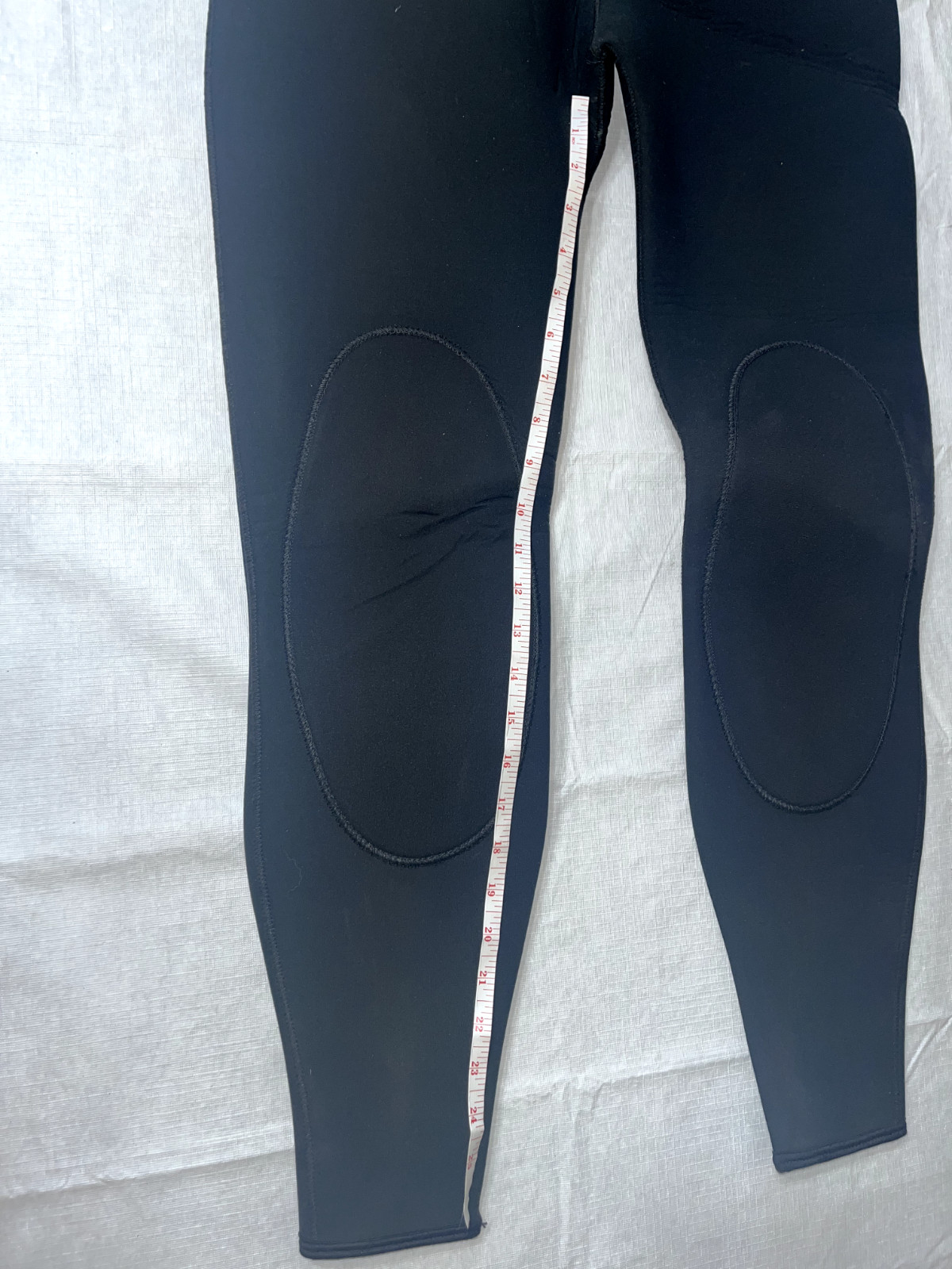 Black Overalls 1 Piece Wetsuit w/Hook & Loop Shoulder Straps & Padded Knees