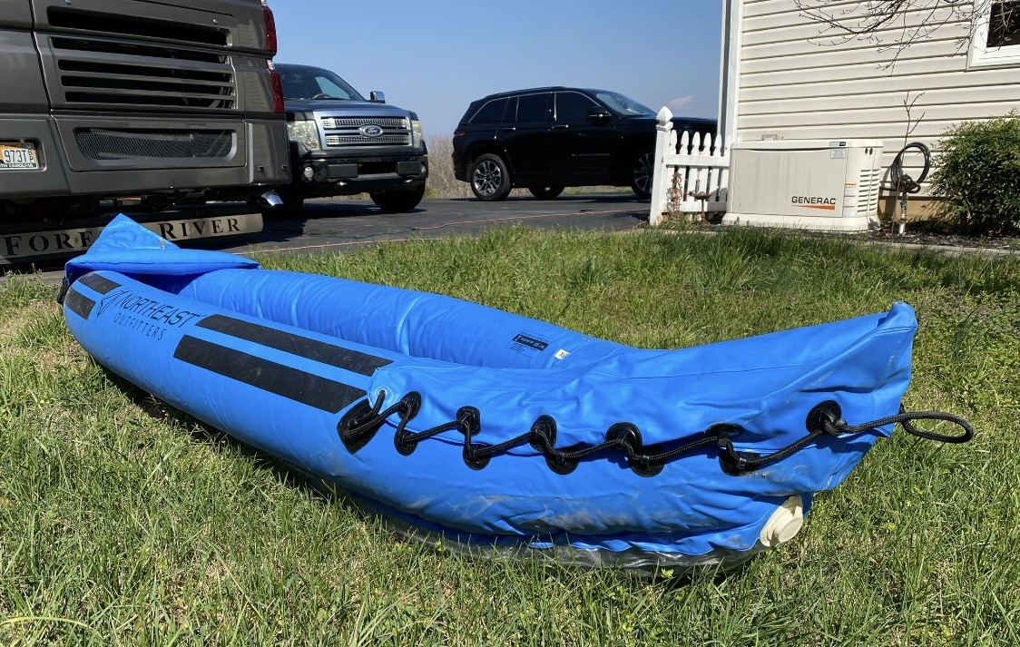 Clear Transparent 2 Person 11ft. Lake River Heavy Duty Kayak Canoe