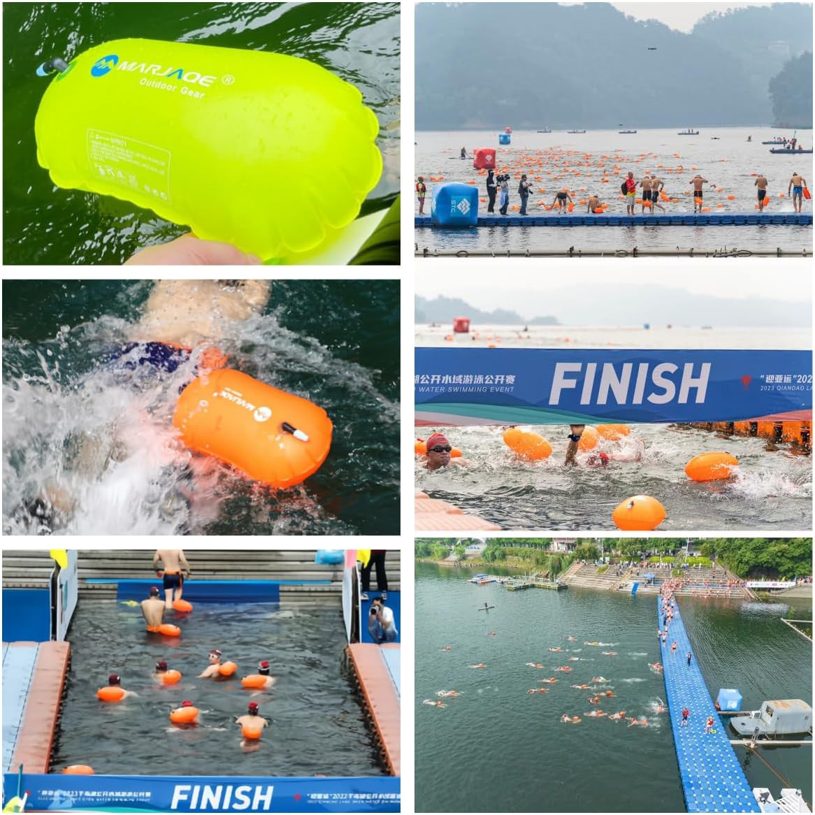 Swim Buoy – Pull Buoy for Open Water,Lightweight and Brightly Colored