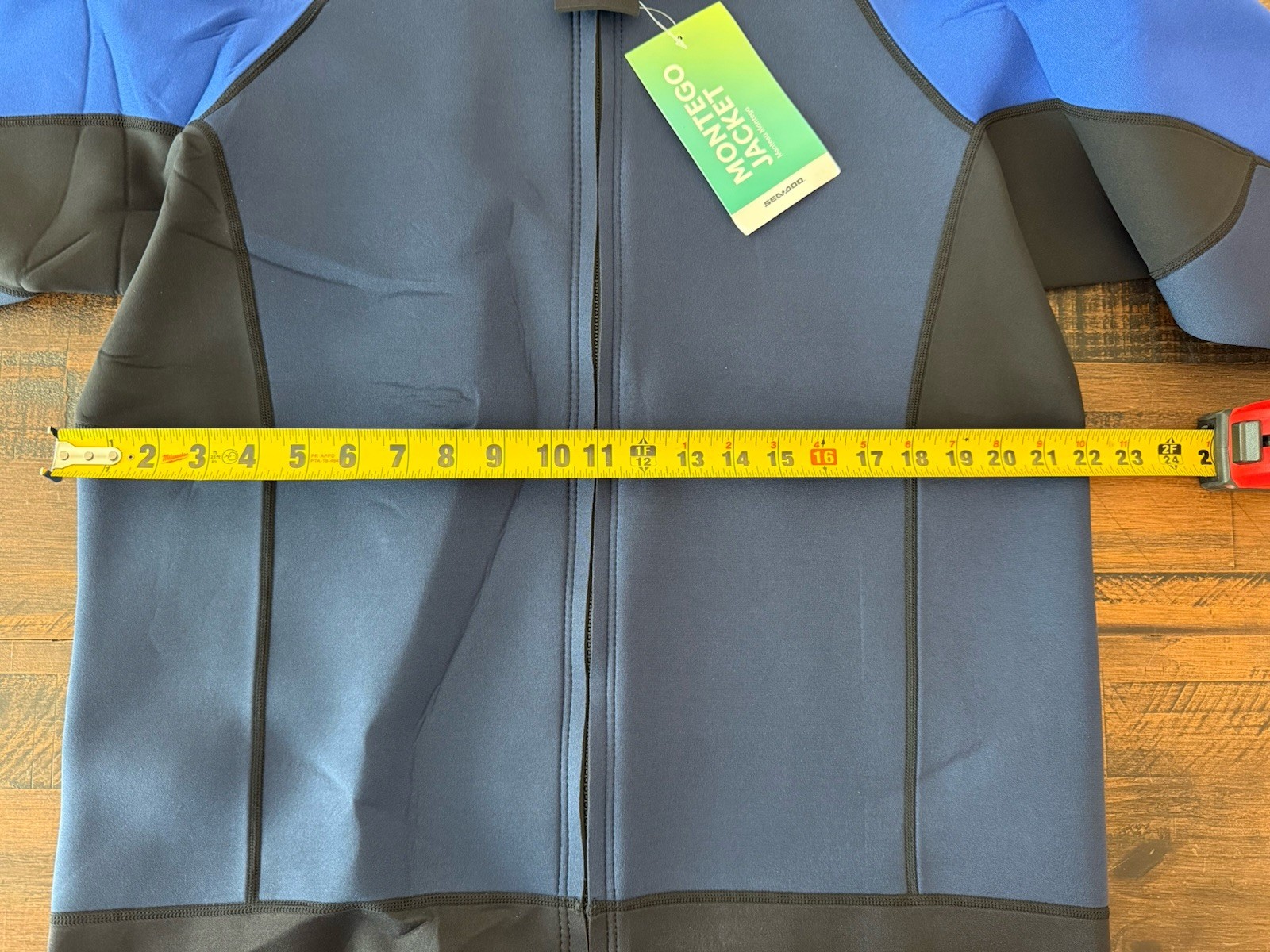 NWT Men’s Sea-doo Size XL Neoprene Montego Jacket Navy Royal Blue Wetsuit Upper