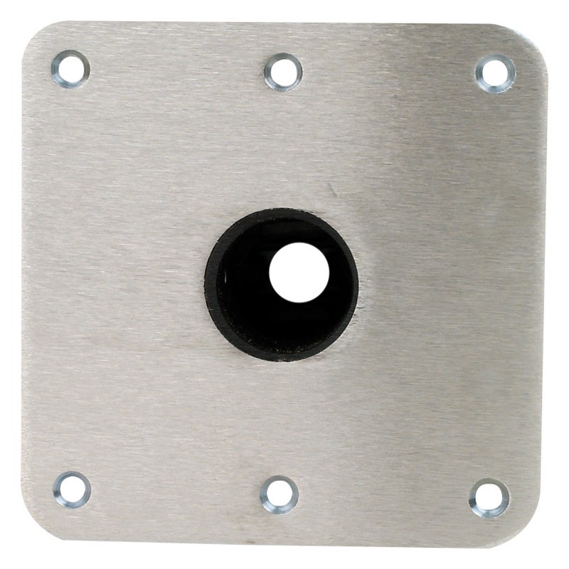 Snap-Lock™ 7″ L x 7″ W Stainless Steel Square Base for 1-3/4″ D Post,