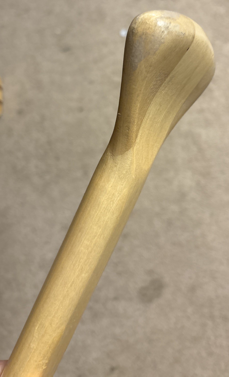 Vtg Feather Brand Canoe Paddle 46.5” Wood Caviness Woodworking Alabama USA