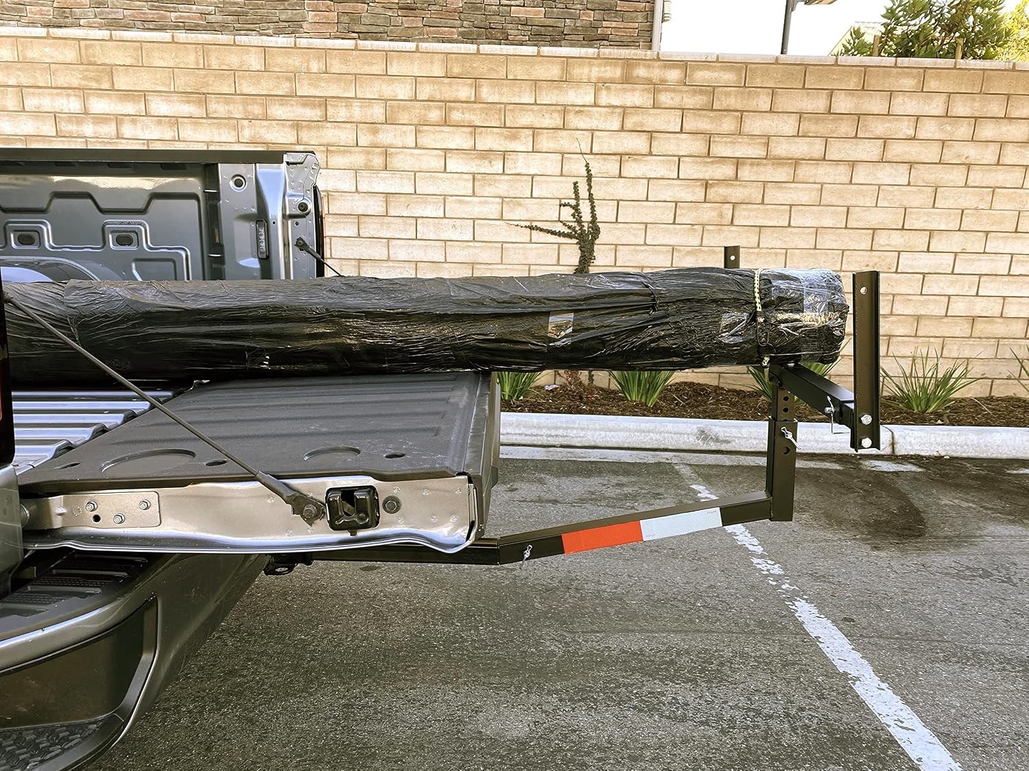70231 Hitch Mount Pick Up Truck Bed Extender For Ladder Rack Canoe Kayak Long