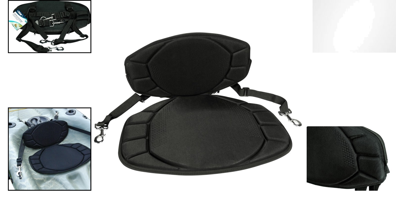 Water-Repellent Nylon Kayak Seat with Back Support – Ultimate Comfort Design