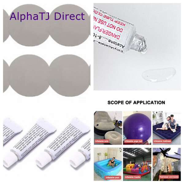 2) set PVC Repair Glue Kit for Inflatable Boat Raft Kayak Air Bed Toys Shoes