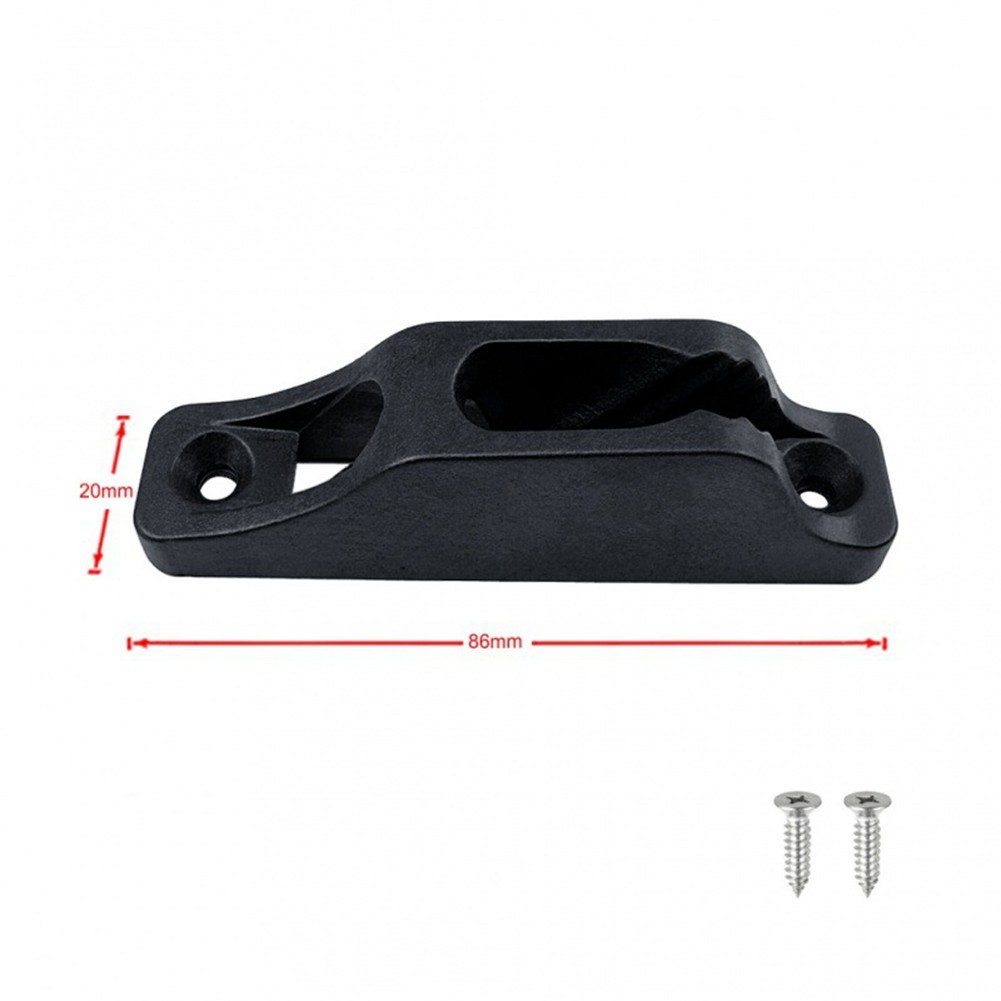 Dark Nylon Cleat Easy To Adjust Easy To Adjust While Sailing Colour Dark