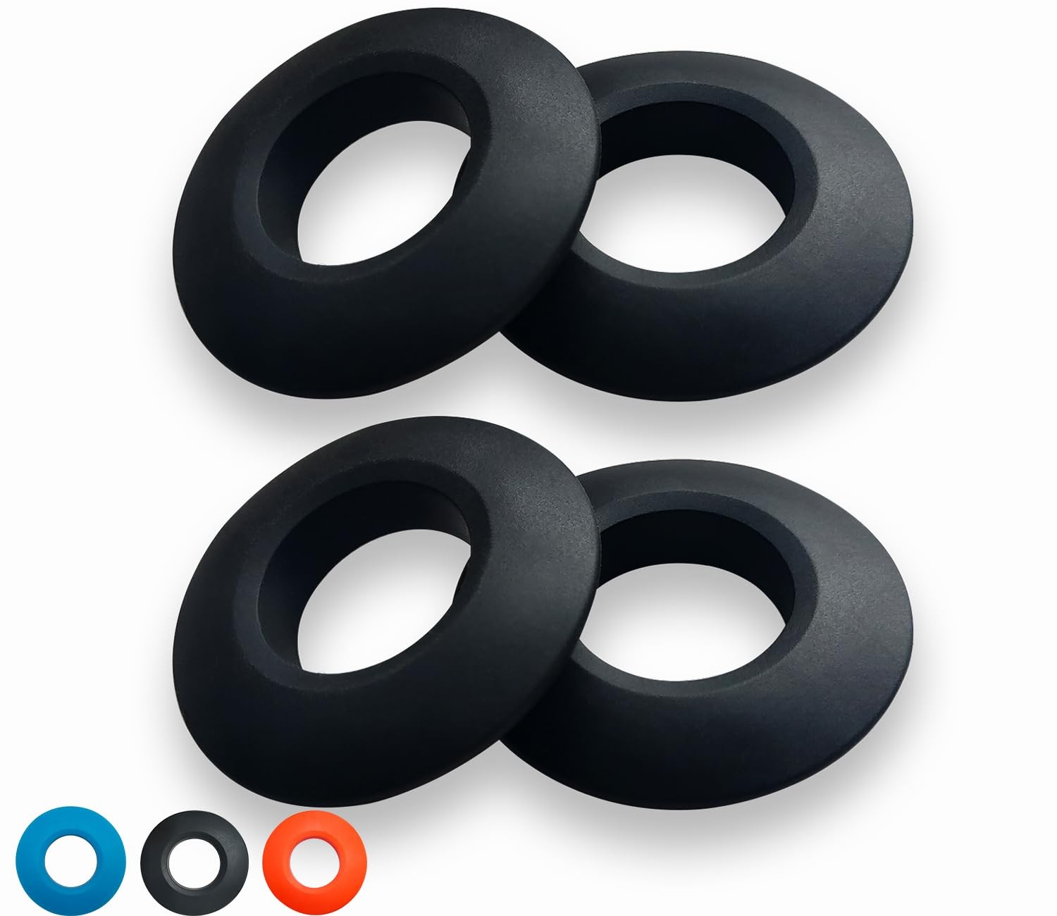 Lorsum 4Pcs Kayak Paddle Drip Rings, Rubber Canoe Paddle Drip Ring, Universal…