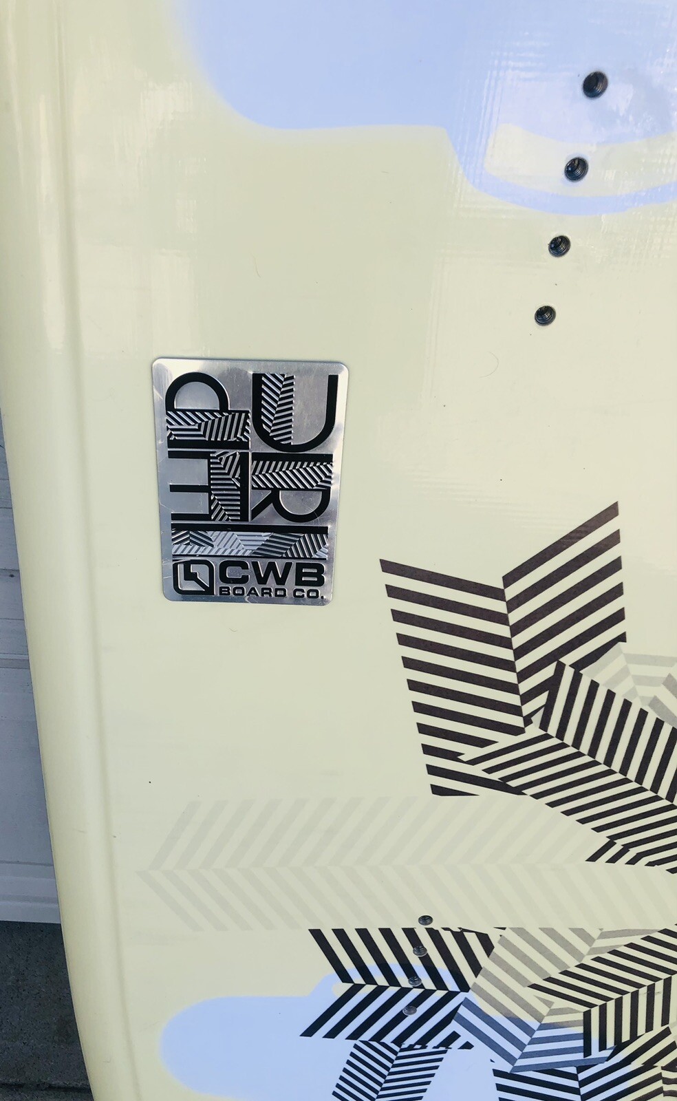 CWB Board Company Pure Wakeboard 134 cm Board Only With CWB Skater 1.9” Fins