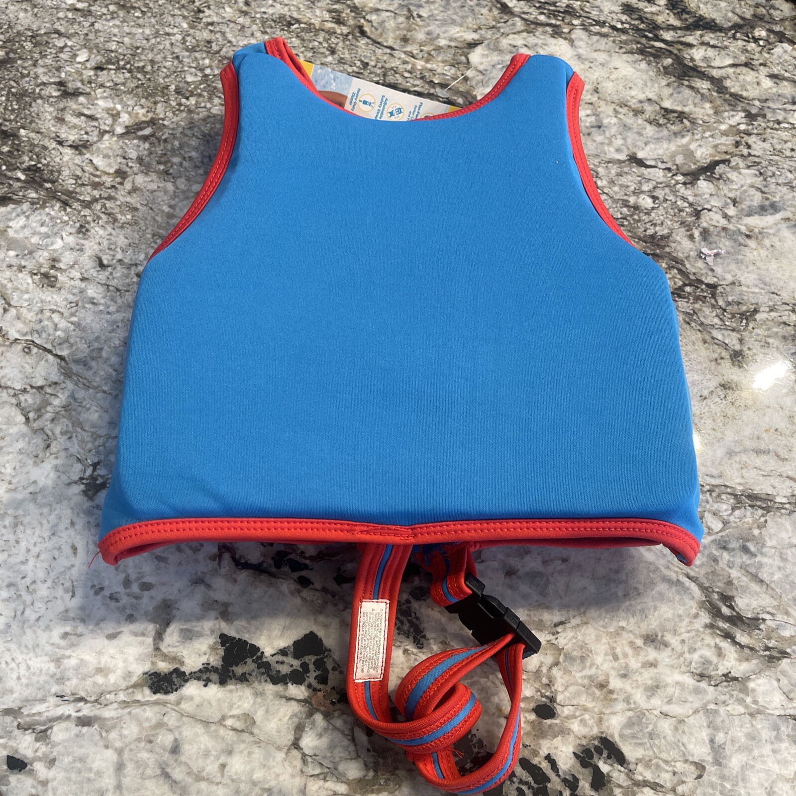 NWT Sand Dollar Swim Trainer Vest Ages 2-4 years Max 33 Pounds Blue