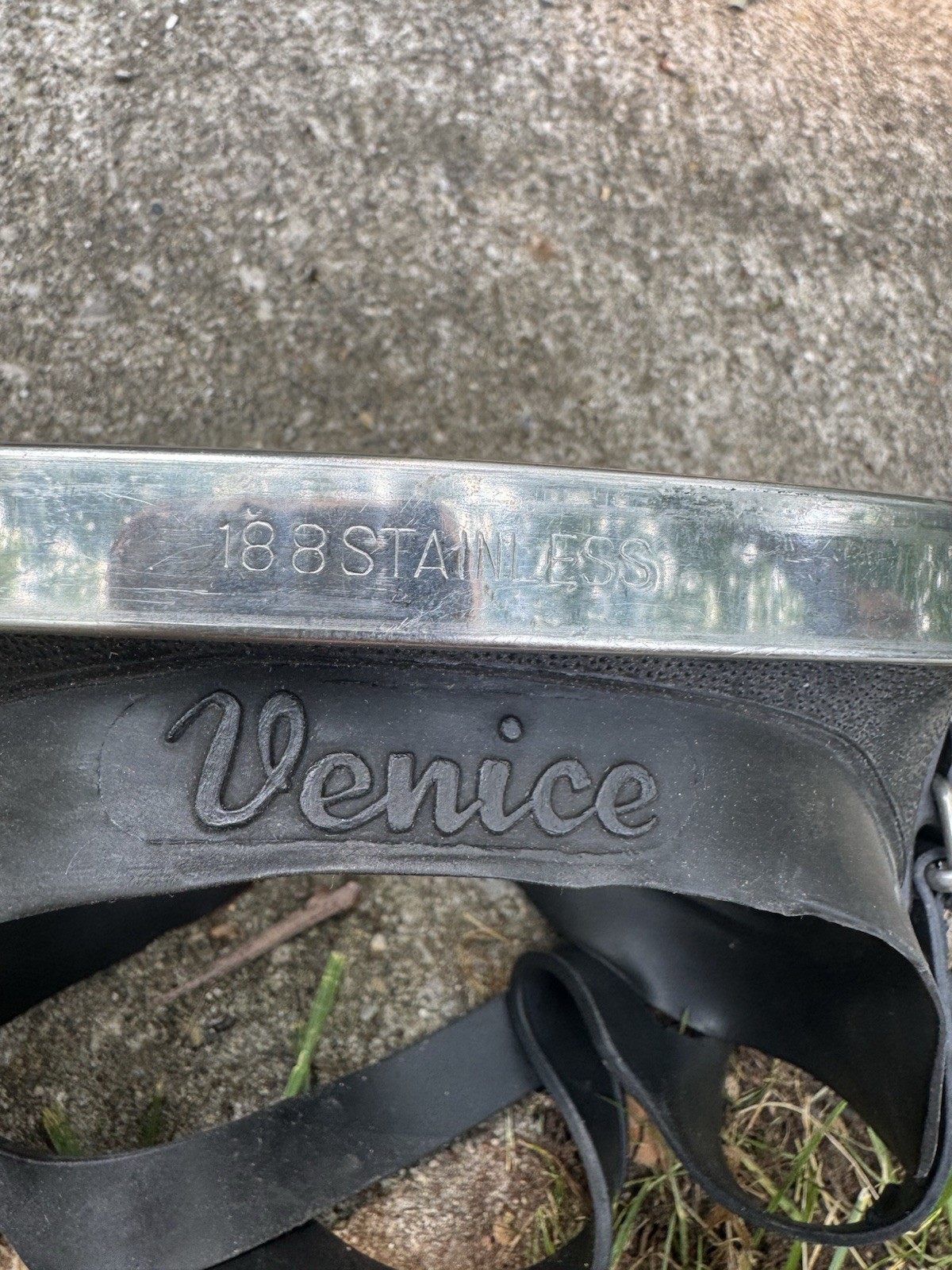 Vintage Venice Scuba Goggles 188 Stainless Tempered Glass