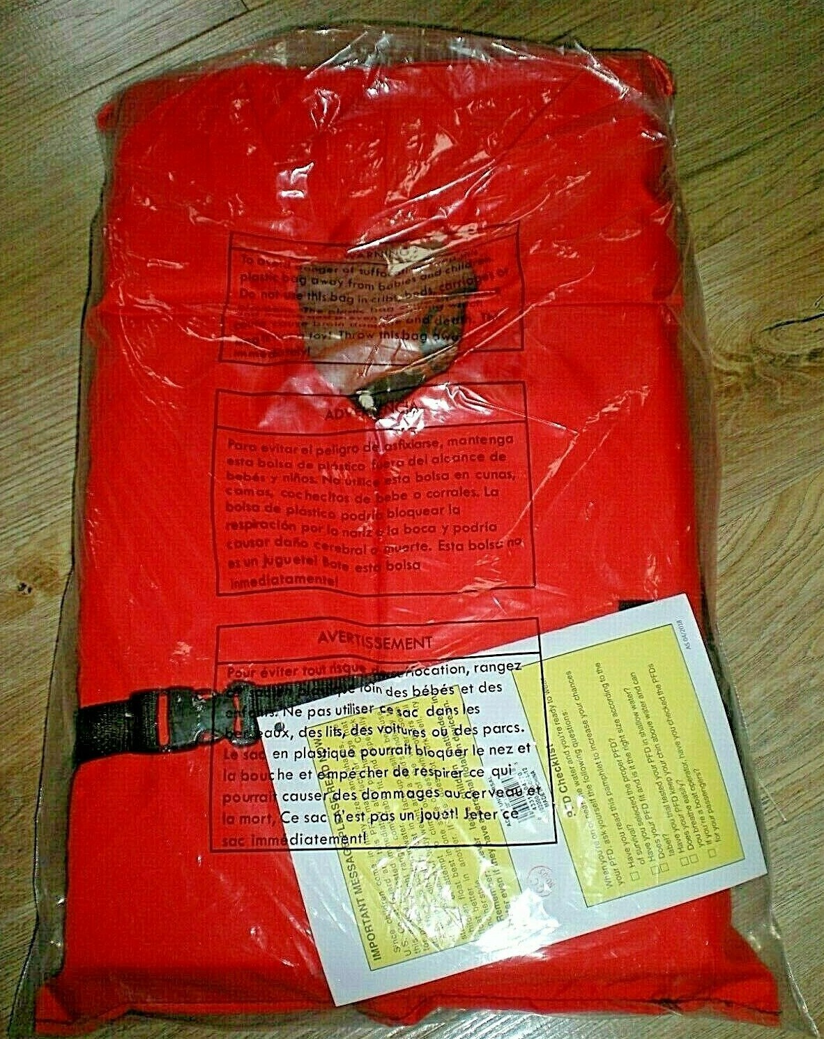 New Kent Buoyant LIFE VEST Adult Type II P.F.D. Over 90 lbs