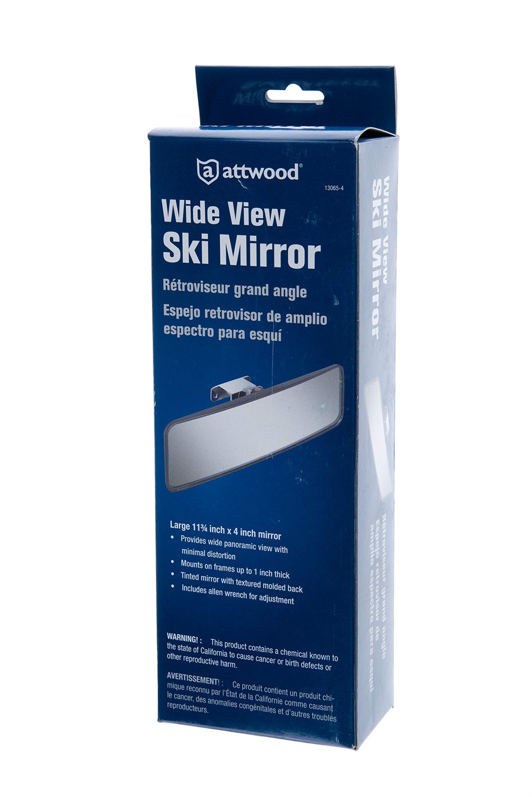 attwood 13065-4 Adjustable Wide-View Water Ski Rear One Size, Unspecified