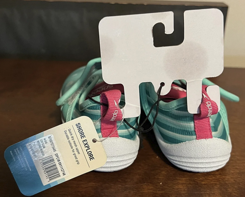 Toddler Printed Shore Explorer Water Shoes Watermelon Sugar Size L(9-10) – Speed