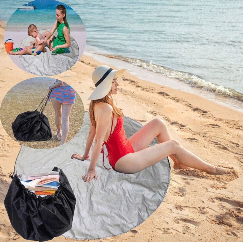 Beach Storage Bag Swimsuit Organizer Wetsuit Changing Sand Wetsuit Mat Bag