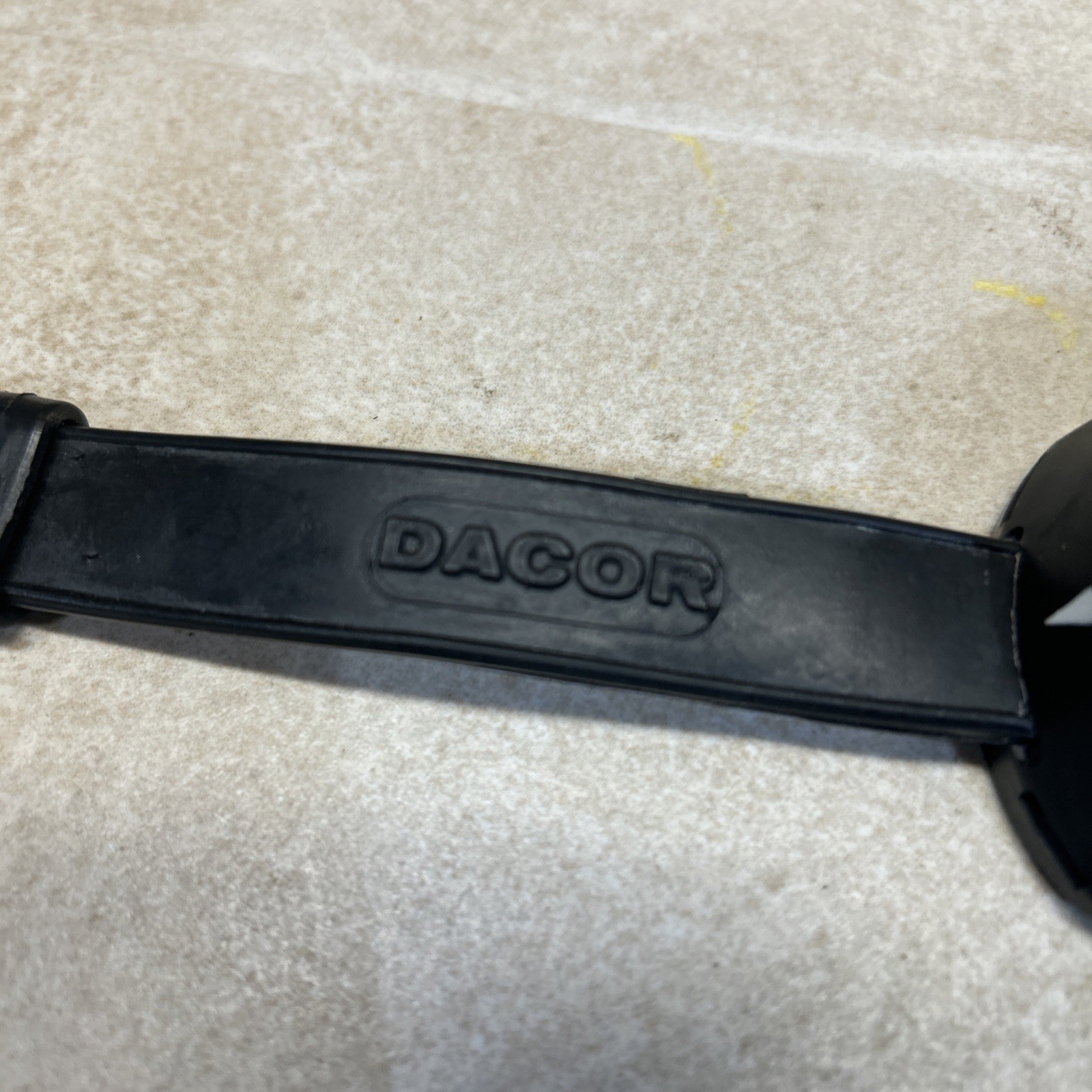 Vintage DACOR WEST GERMANY WRIST Diving Gauge + Two Quick Release Bottle Caps