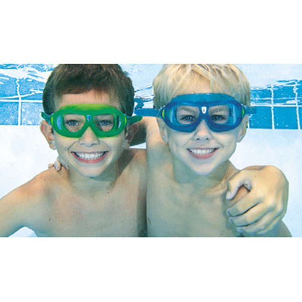 GREEN Aqua Sphere SEAL KID 2 Clear Lens Swim Class Goggles LIME Kid Mask 175310