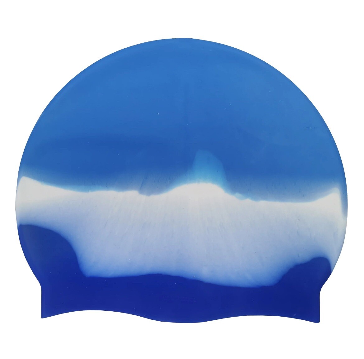 ATHLETIC WORKS Junior / Youth Swim Cap 100% Silicone Latex Free – Ice Blue
