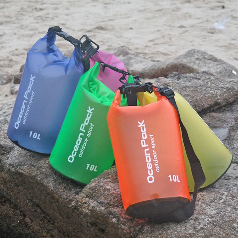 2L – 20L Outdoor Dry Bag Camping Drifting Rafting Fishing Travel Storage Bags