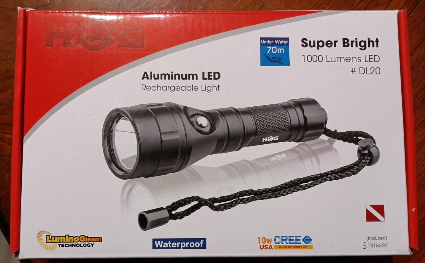 Yukon Cornelius’ Special ! ! HOGG 1,000 Lumen NEW Diving light