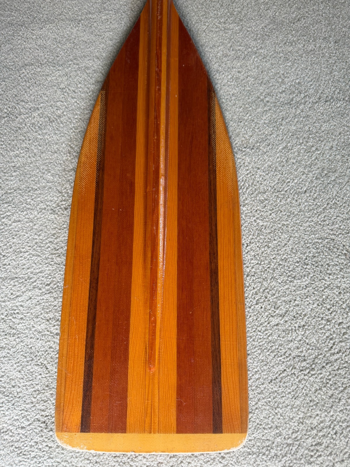 Vintage Ralph Sawyer Paddle Wood Oar Paddle 58” Canoe USA