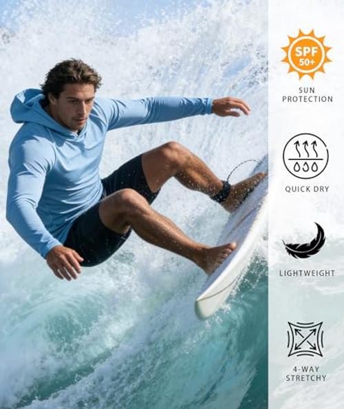 5 Pack Mens UPF 50+ Sun X-Large 5 Pack-light Blue/White/Light Grey/Navy/Black