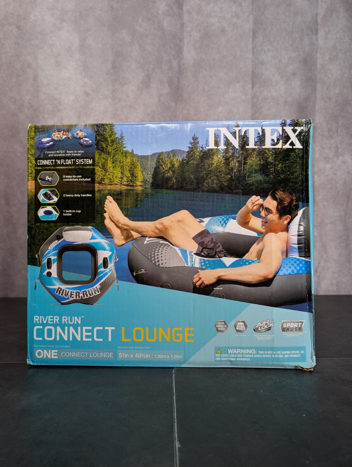 Intex River Run Connect Lounge Connect ‘N Float System New!