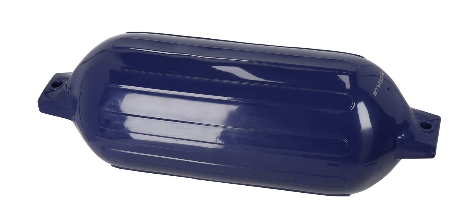 Rockville FEN110-NAVY BLUE 10″ x 30″ Marine Boat Fender, UV-Resistant/Inflatable