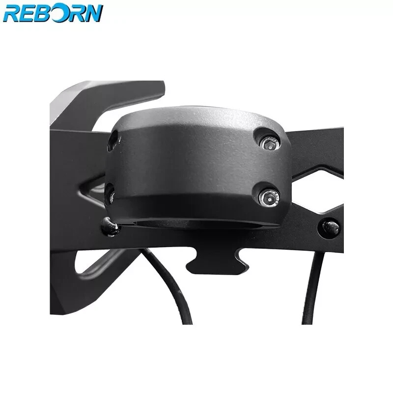 Reborn Launch Boat Tower Matte Black +Wake/Surf Rack +Mirror +Pro3 Tower Bimini