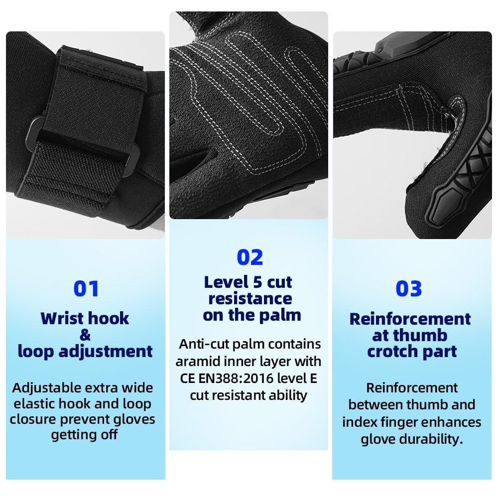 Puncture Resistant Diving Gloves – Aramid Anti-Cut, C.R.D.G 1.0, Safety Gear