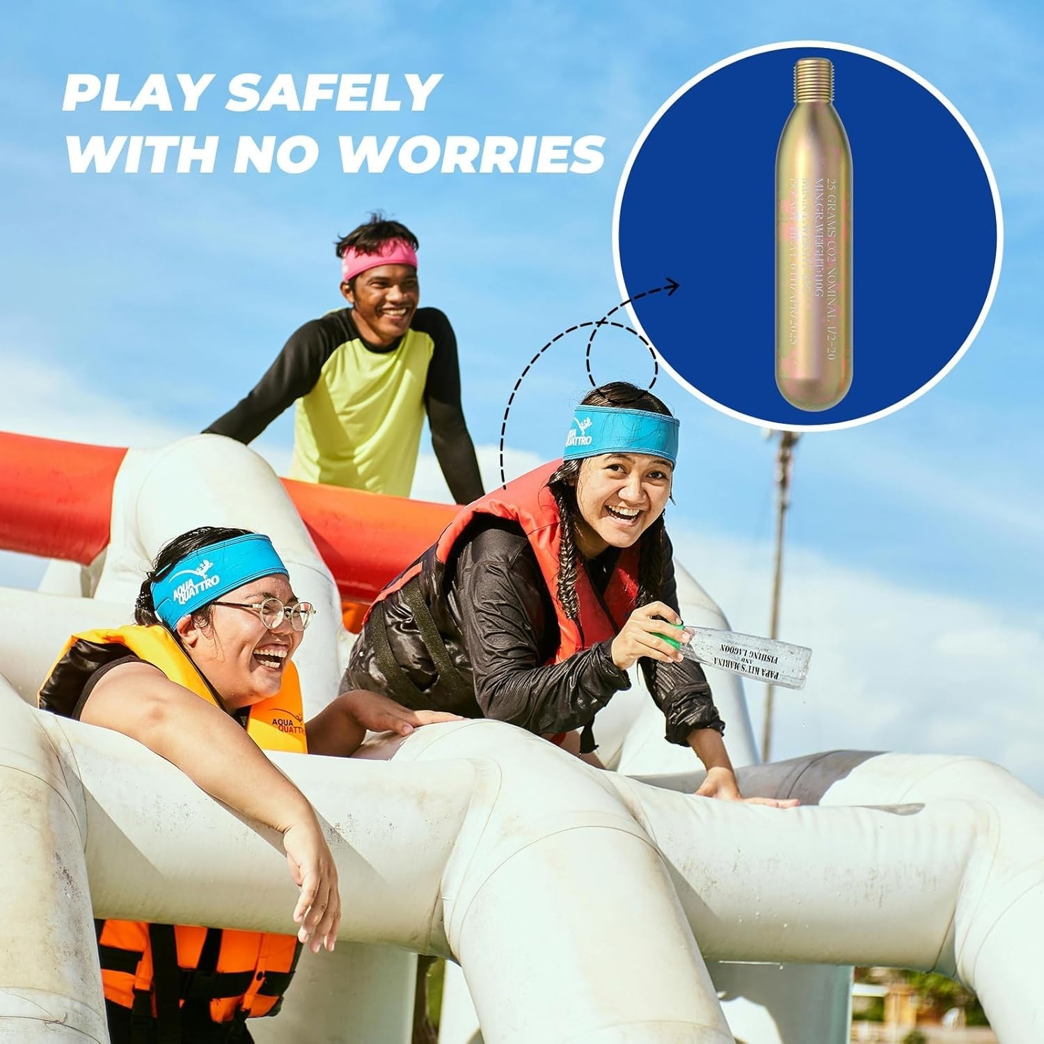 2 Pack – 24 GRAM A/M 24G Co2 Rearming Kits for PFD Inflatable Life Jacket Vest