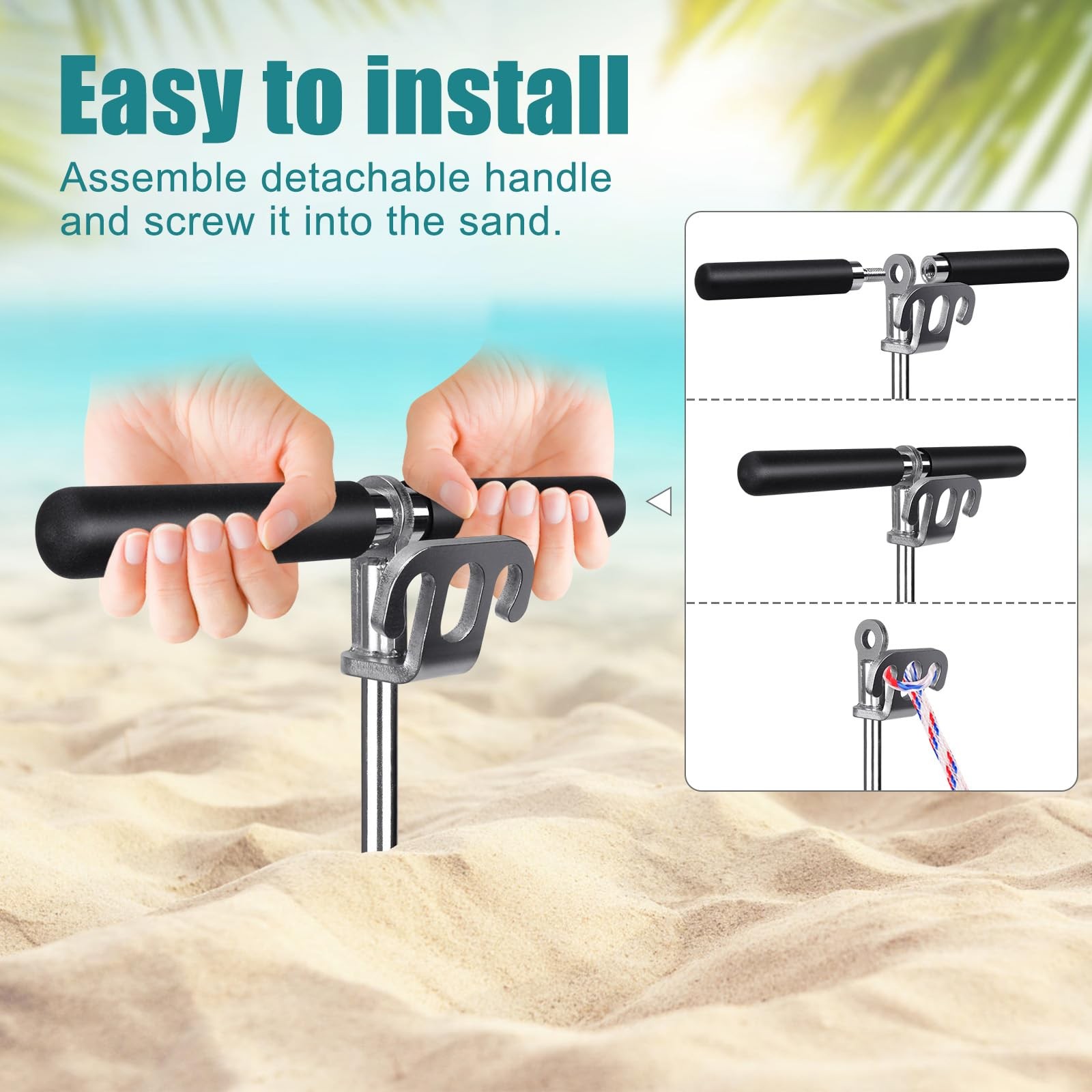 36 Boat Sand Anchor HeavyDuty Stainless Steel Propeller 17 26 for Shallow Water